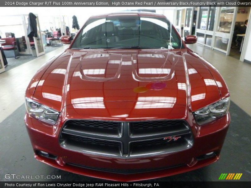 High Octane Red Pearl / Anniversary Black/Foundry Black with Cloud Overprint 2014 Dodge Charger R/T Plus 100th Anniversary Edition