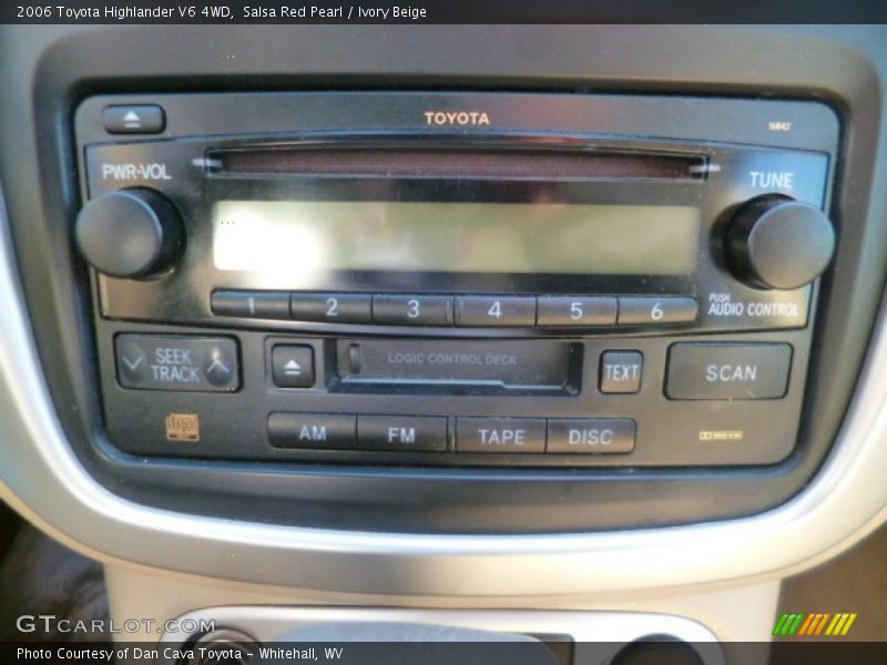 Salsa Red Pearl / Ivory Beige 2006 Toyota Highlander V6 4WD