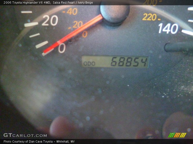 Salsa Red Pearl / Ivory Beige 2006 Toyota Highlander V6 4WD