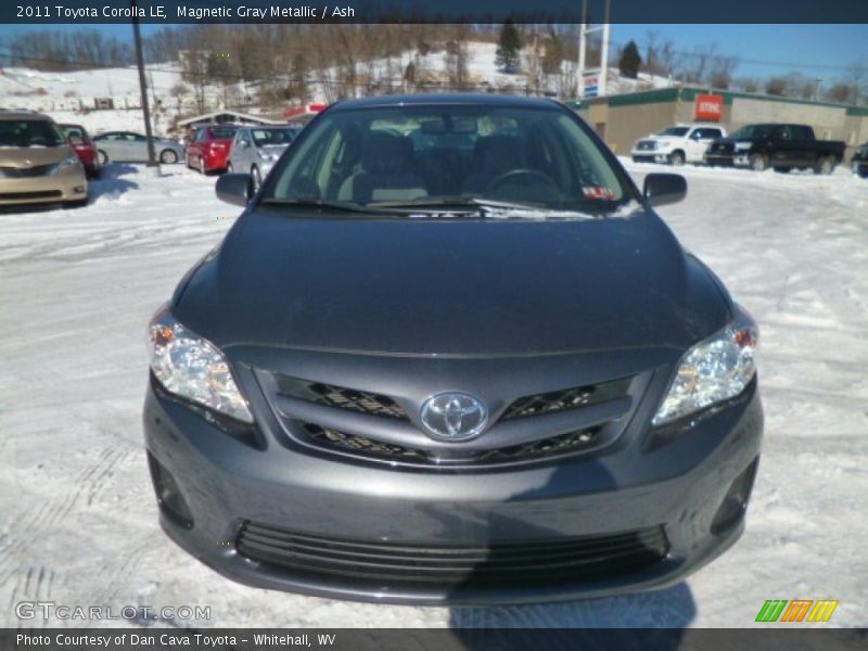 Magnetic Gray Metallic / Ash 2011 Toyota Corolla LE