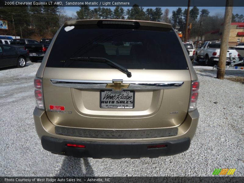 Sandstone Metallic / Light Cashmere 2006 Chevrolet Equinox LT AWD