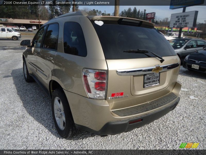 Sandstone Metallic / Light Cashmere 2006 Chevrolet Equinox LT AWD