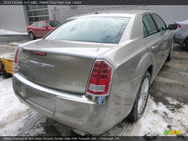 Pewter Grey Pearl Coat / Black 2014 Chrysler 300 AWD