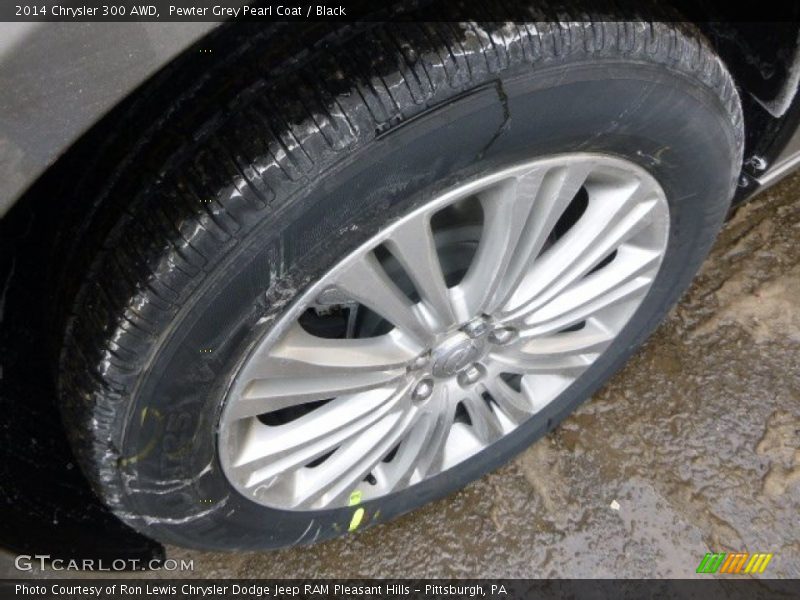 Pewter Grey Pearl Coat / Black 2014 Chrysler 300 AWD