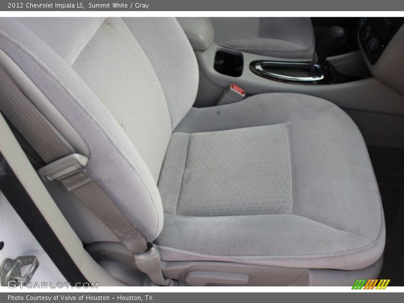Summit White / Gray 2012 Chevrolet Impala LS