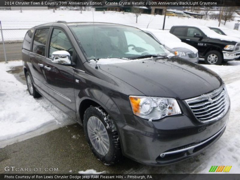 Granite Crystal Metallic / 30th Anniversary Black/Light Graystone 2014 Chrysler Town & Country 30th Anniversary Edition