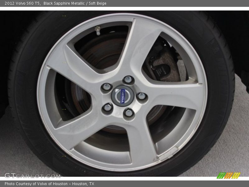 Black Sapphire Metallic / Soft Beige 2012 Volvo S60 T5