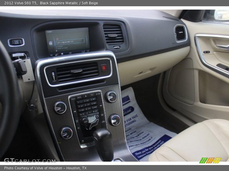 Black Sapphire Metallic / Soft Beige 2012 Volvo S60 T5