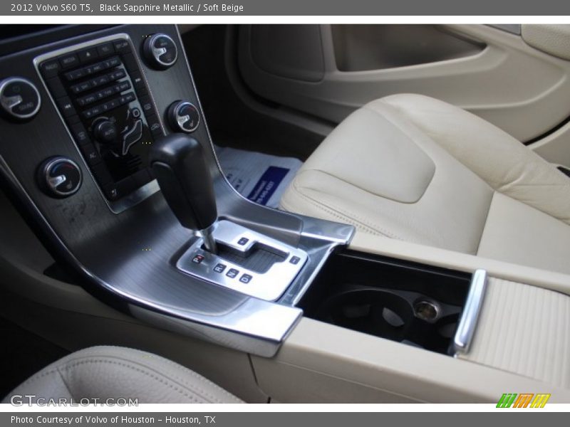 Black Sapphire Metallic / Soft Beige 2012 Volvo S60 T5