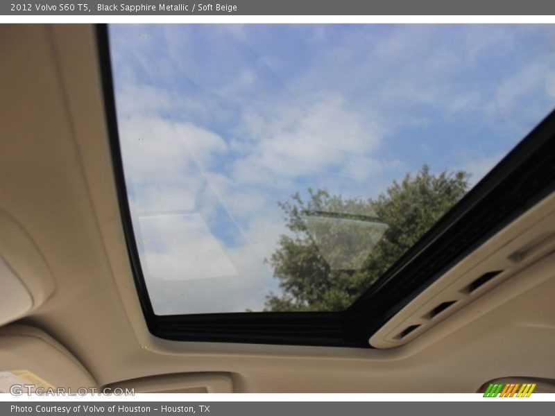 Black Sapphire Metallic / Soft Beige 2012 Volvo S60 T5