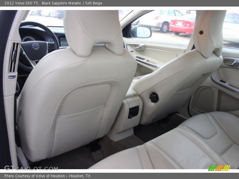 Black Sapphire Metallic / Soft Beige 2012 Volvo S60 T5