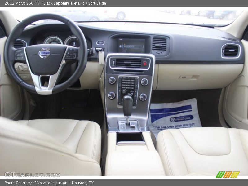 Black Sapphire Metallic / Soft Beige 2012 Volvo S60 T5