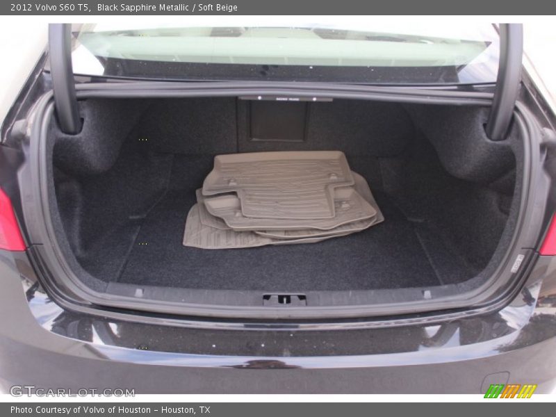 Black Sapphire Metallic / Soft Beige 2012 Volvo S60 T5