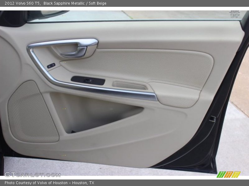 Black Sapphire Metallic / Soft Beige 2012 Volvo S60 T5