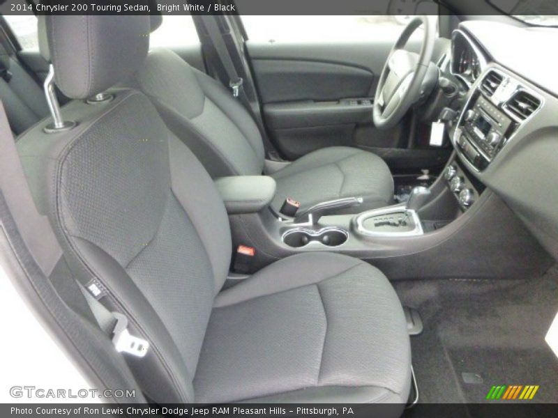 Bright White / Black 2014 Chrysler 200 Touring Sedan