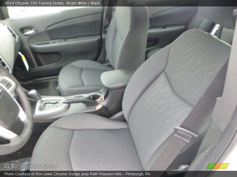 Bright White / Black 2014 Chrysler 200 Touring Sedan