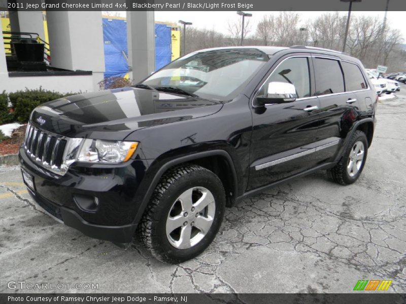 Blackberry Pearl / Black/Light Frost Beige 2011 Jeep Grand Cherokee Limited 4x4