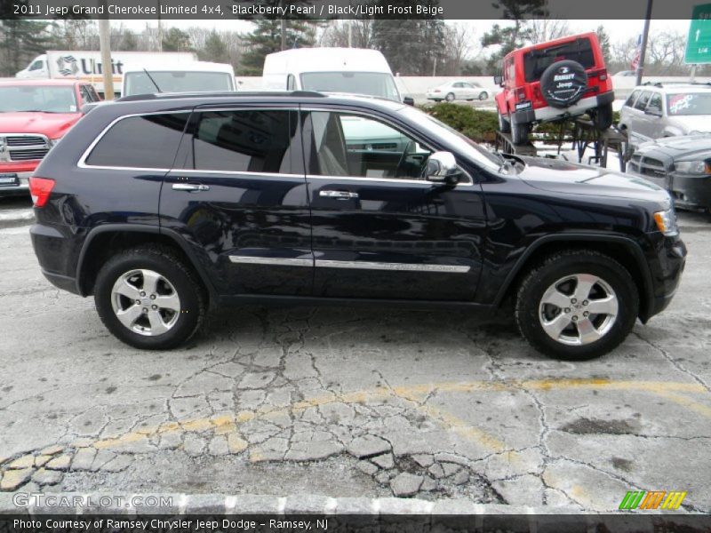 Blackberry Pearl / Black/Light Frost Beige 2011 Jeep Grand Cherokee Limited 4x4