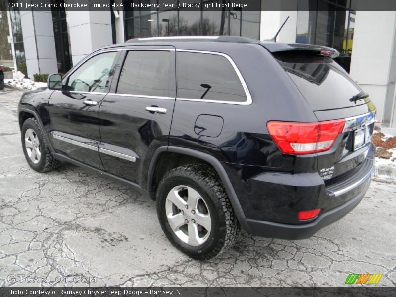 Blackberry Pearl / Black/Light Frost Beige 2011 Jeep Grand Cherokee Limited 4x4