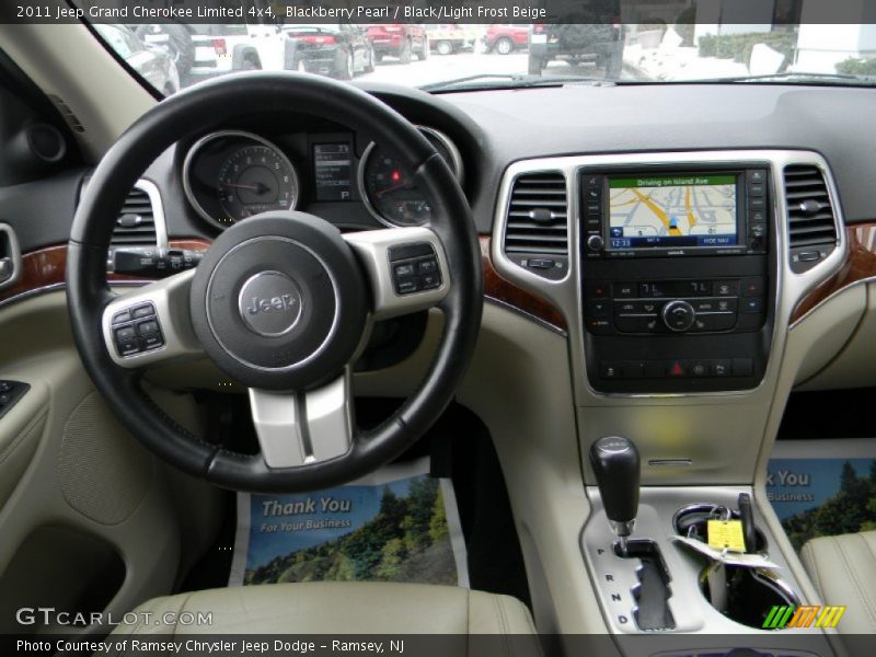 Blackberry Pearl / Black/Light Frost Beige 2011 Jeep Grand Cherokee Limited 4x4
