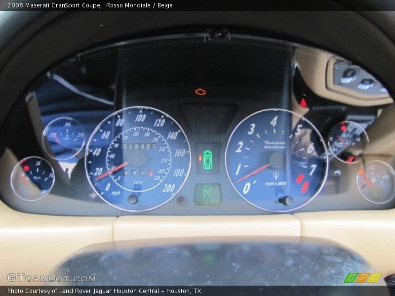  2006 GranSport Coupe Coupe Gauges