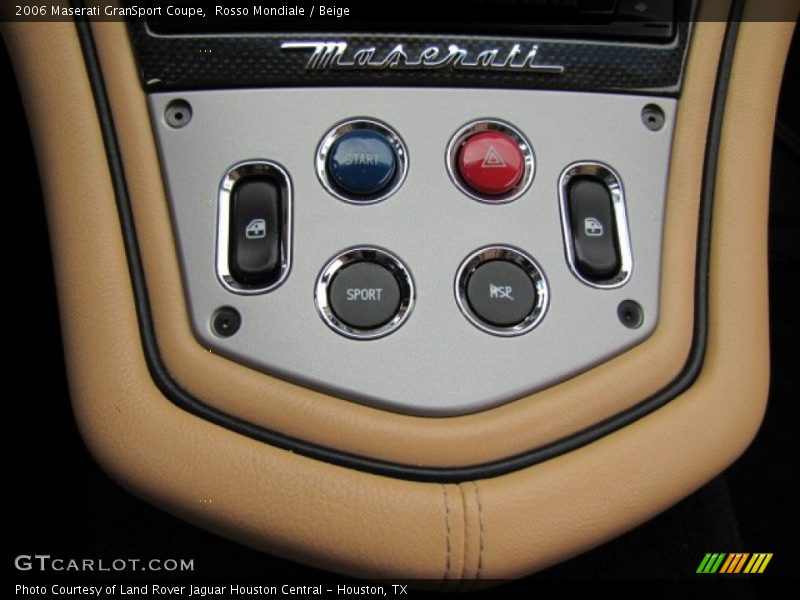 Controls of 2006 GranSport Coupe