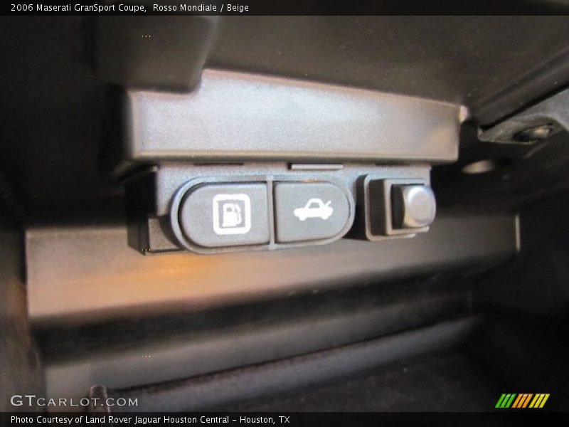 Controls of 2006 GranSport Coupe