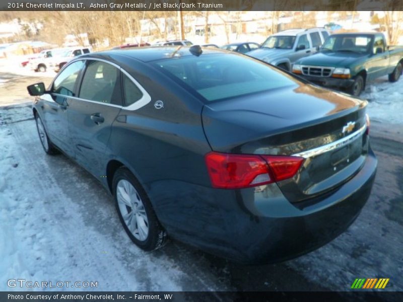 Ashen Gray Metallic / Jet Black/Dark Titanium 2014 Chevrolet Impala LT
