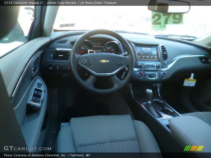 Ashen Gray Metallic / Jet Black/Dark Titanium 2014 Chevrolet Impala LT