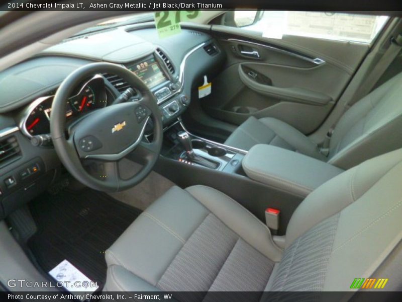 Ashen Gray Metallic / Jet Black/Dark Titanium 2014 Chevrolet Impala LT