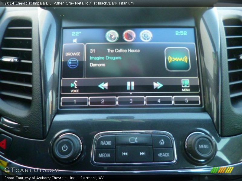 Ashen Gray Metallic / Jet Black/Dark Titanium 2014 Chevrolet Impala LT