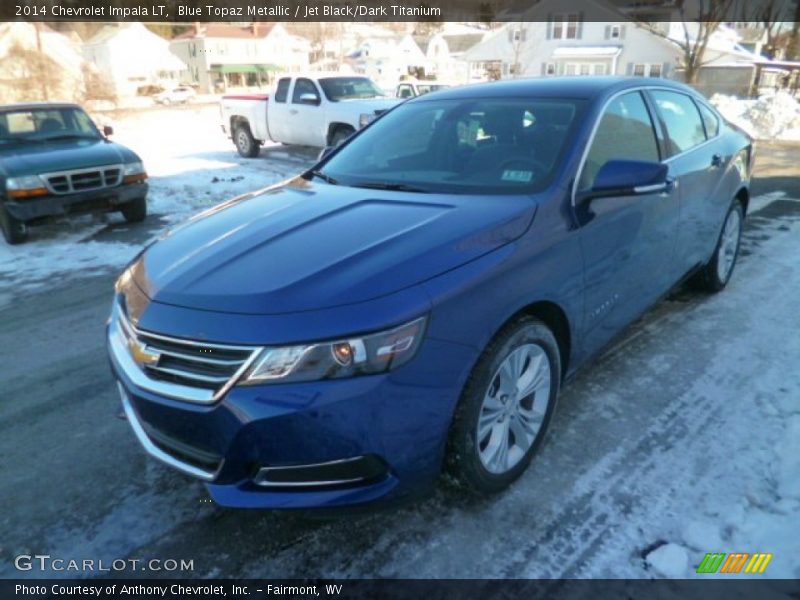 Blue Topaz Metallic / Jet Black/Dark Titanium 2014 Chevrolet Impala LT