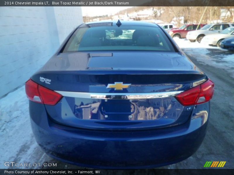 Blue Topaz Metallic / Jet Black/Dark Titanium 2014 Chevrolet Impala LT