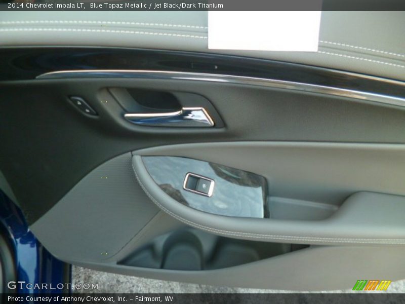 Blue Topaz Metallic / Jet Black/Dark Titanium 2014 Chevrolet Impala LT
