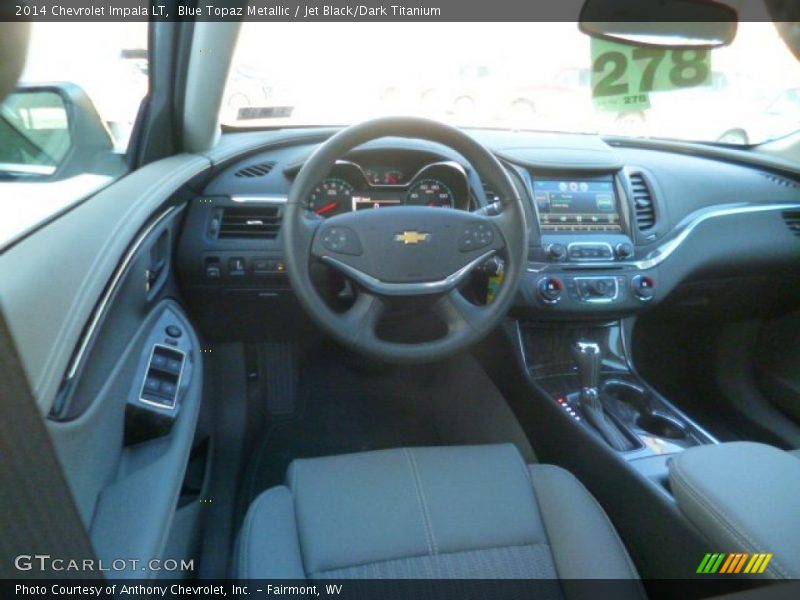 Blue Topaz Metallic / Jet Black/Dark Titanium 2014 Chevrolet Impala LT