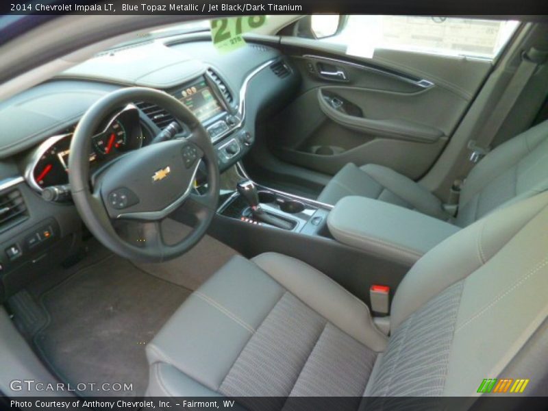 Blue Topaz Metallic / Jet Black/Dark Titanium 2014 Chevrolet Impala LT