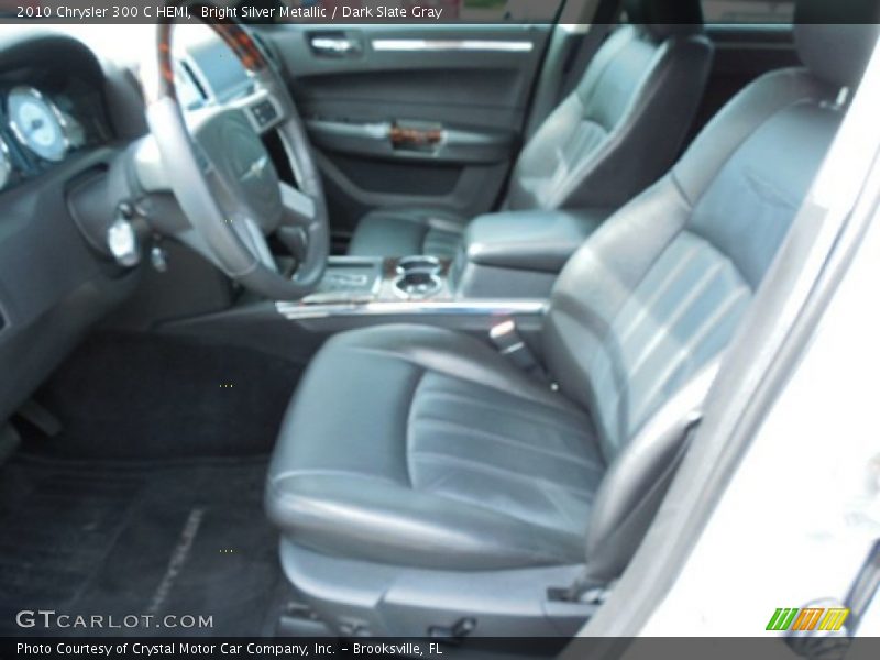 Bright Silver Metallic / Dark Slate Gray 2010 Chrysler 300 C HEMI