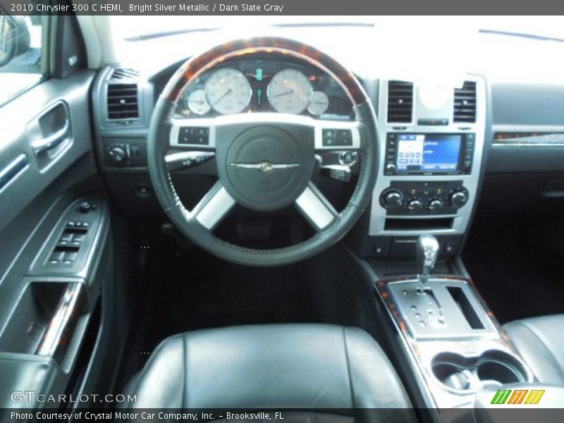 Bright Silver Metallic / Dark Slate Gray 2010 Chrysler 300 C HEMI