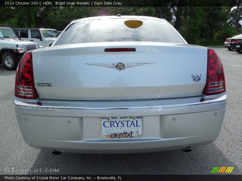 Bright Silver Metallic / Dark Slate Gray 2010 Chrysler 300 C HEMI