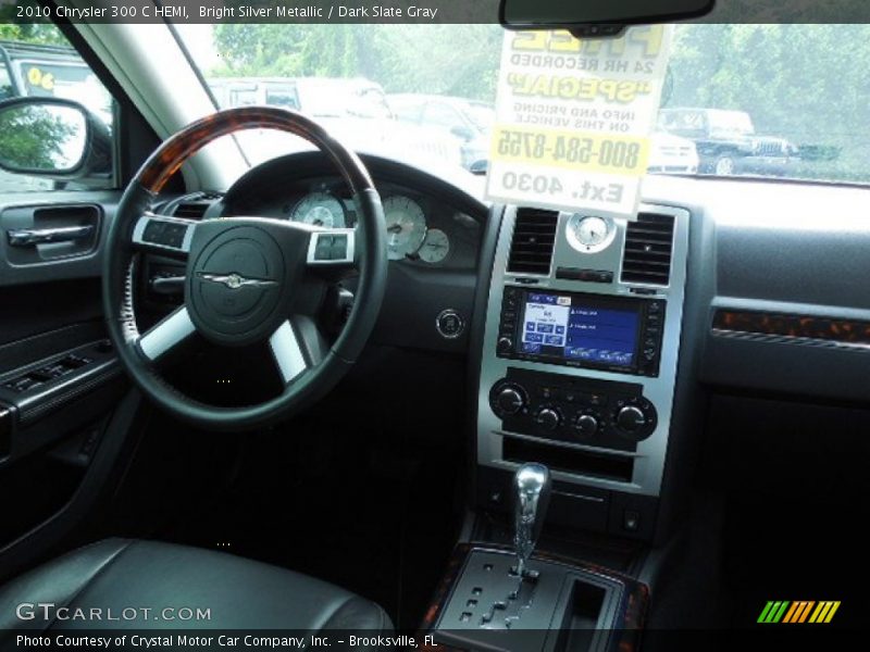 Bright Silver Metallic / Dark Slate Gray 2010 Chrysler 300 C HEMI