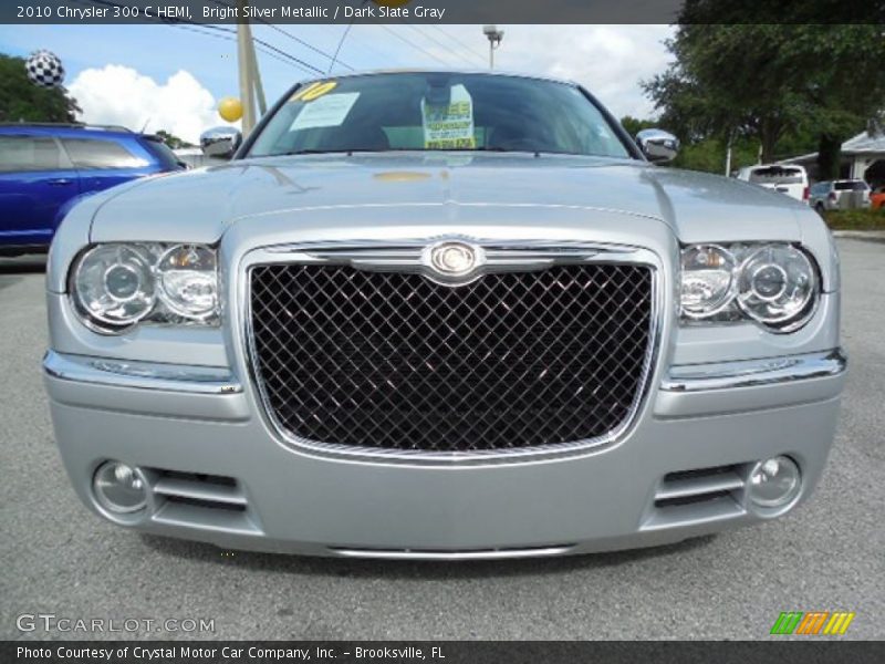 Bright Silver Metallic / Dark Slate Gray 2010 Chrysler 300 C HEMI