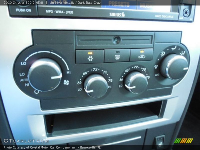 Bright Silver Metallic / Dark Slate Gray 2010 Chrysler 300 C HEMI