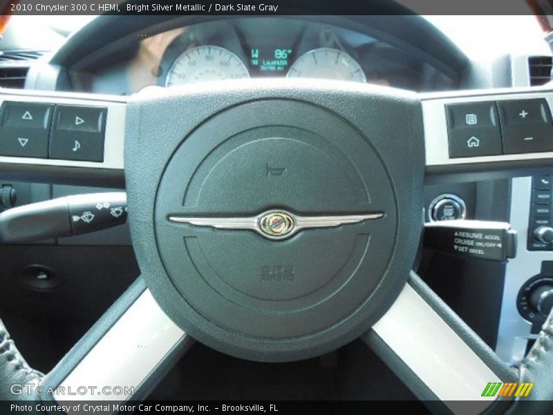 Bright Silver Metallic / Dark Slate Gray 2010 Chrysler 300 C HEMI