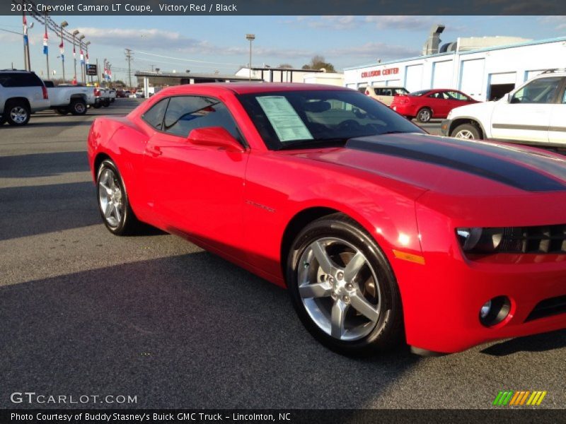 Victory Red / Black 2012 Chevrolet Camaro LT Coupe