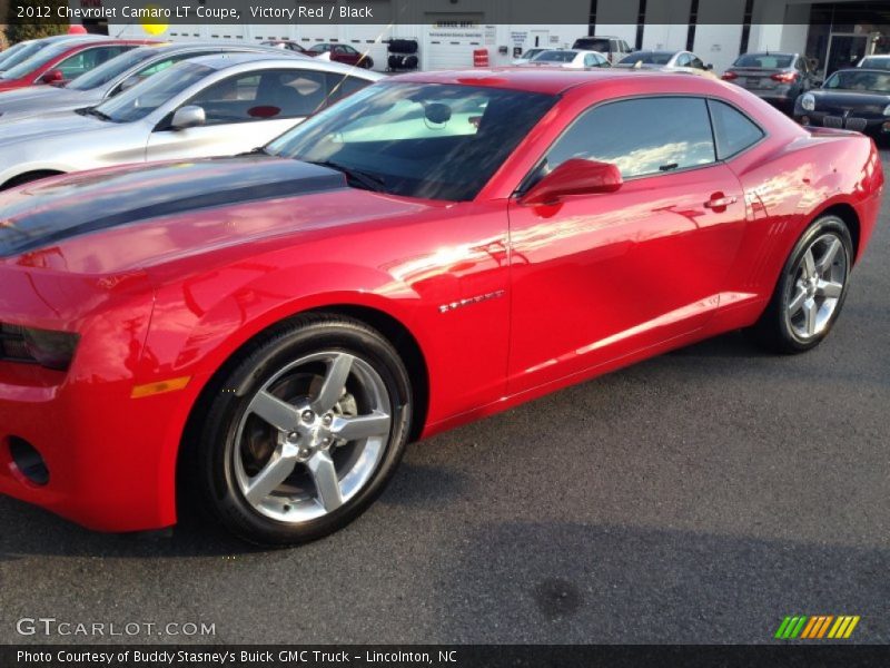 Victory Red / Black 2012 Chevrolet Camaro LT Coupe