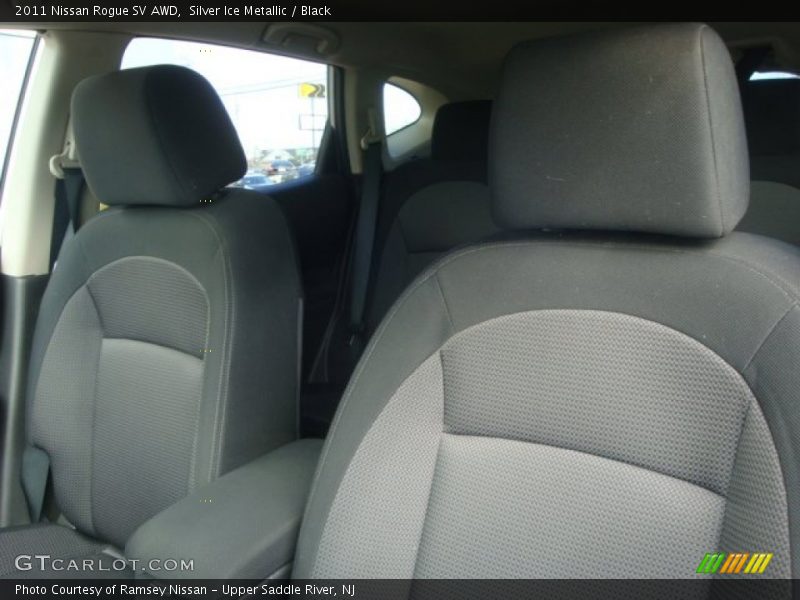 Silver Ice Metallic / Black 2011 Nissan Rogue SV AWD