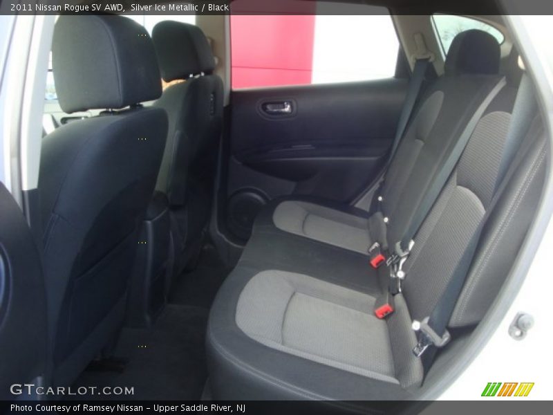 Silver Ice Metallic / Black 2011 Nissan Rogue SV AWD