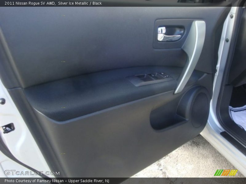 Silver Ice Metallic / Black 2011 Nissan Rogue SV AWD