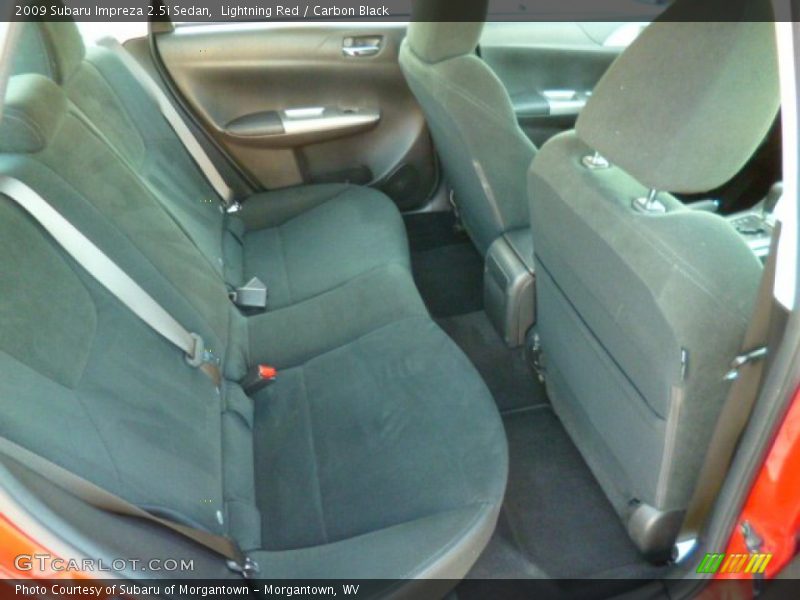 Lightning Red / Carbon Black 2009 Subaru Impreza 2.5i Sedan
