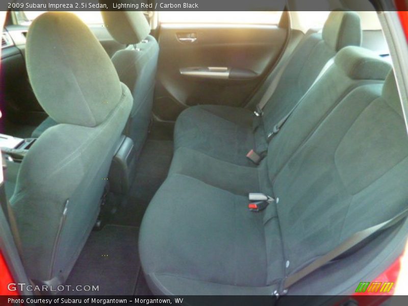 Lightning Red / Carbon Black 2009 Subaru Impreza 2.5i Sedan